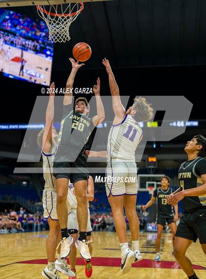 Thumbnail 1 in Benjamin vs Jayton (UIL 1A Basketball Final) photogallery.