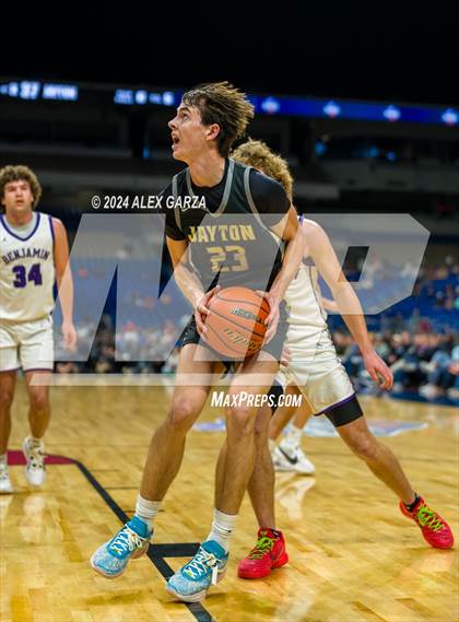 Thumbnail 1 in Benjamin vs Jayton (UIL 1A Basketball Final) photogallery.