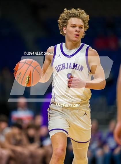 Thumbnail 2 in Benjamin vs Jayton (UIL 1A Basketball Final) photogallery.