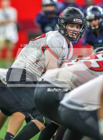 Thumbnail 3 in Franklin County vs Rushville @ Lucas Oil Stadium photogallery.