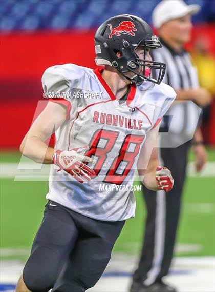 Thumbnail 2 in Franklin County vs Rushville @ Lucas Oil Stadium photogallery.
