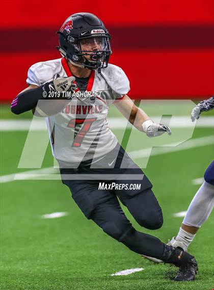 Thumbnail 1 in Franklin County vs Rushville @ Lucas Oil Stadium photogallery.