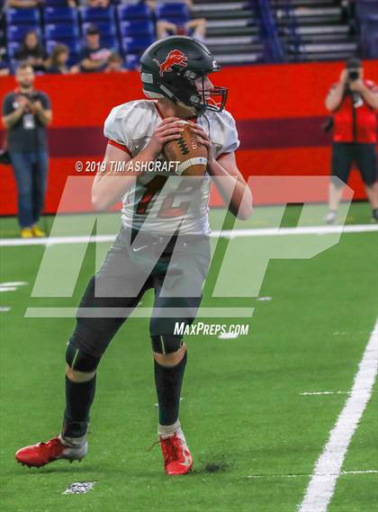 Thumbnail 3 in Franklin County vs Rushville @ Lucas Oil Stadium photogallery.
