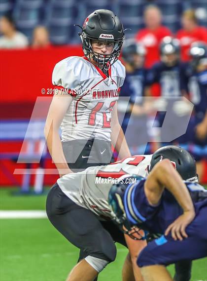 Thumbnail 1 in Franklin County vs Rushville @ Lucas Oil Stadium photogallery.