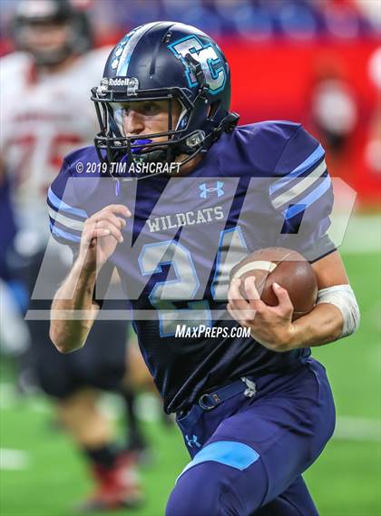 Thumbnail 1 in Franklin County vs Rushville @ Lucas Oil Stadium photogallery.