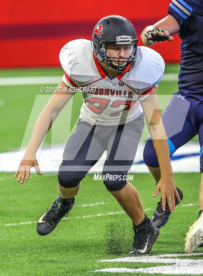 Thumbnail 2 in Franklin County vs Rushville @ Lucas Oil Stadium photogallery.