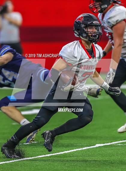 Thumbnail 2 in Franklin County vs Rushville @ Lucas Oil Stadium photogallery.
