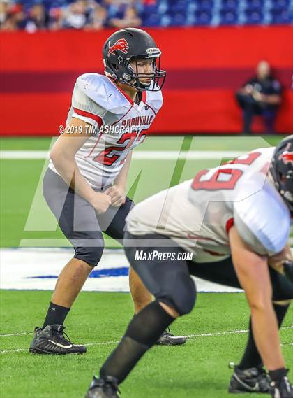 Thumbnail 3 in Franklin County vs Rushville @ Lucas Oil Stadium photogallery.