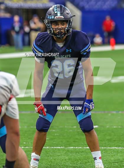 Thumbnail 1 in Franklin County vs Rushville @ Lucas Oil Stadium photogallery.