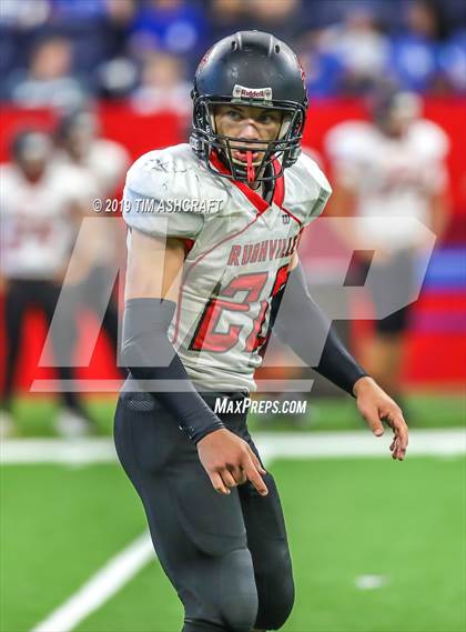 Thumbnail 3 in Franklin County vs Rushville @ Lucas Oil Stadium photogallery.