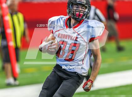 Thumbnail 2 in Franklin County vs Rushville @ Lucas Oil Stadium photogallery.