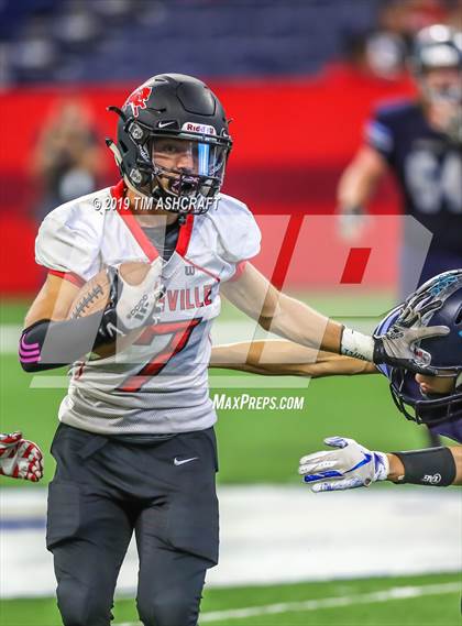 Thumbnail 2 in Franklin County vs Rushville @ Lucas Oil Stadium photogallery.
