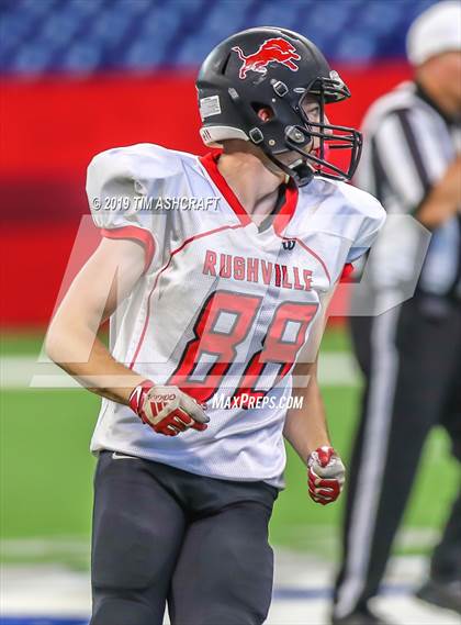 Thumbnail 1 in Franklin County vs Rushville @ Lucas Oil Stadium photogallery.