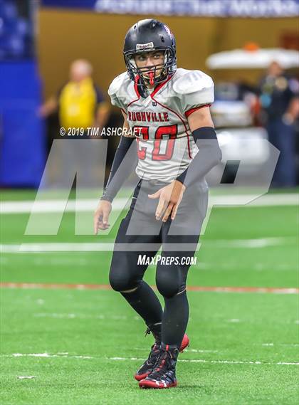 Thumbnail 2 in Franklin County vs Rushville @ Lucas Oil Stadium photogallery.