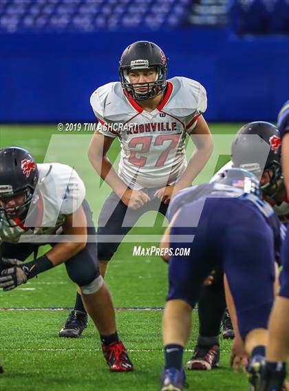 Thumbnail 3 in Franklin County vs Rushville @ Lucas Oil Stadium photogallery.