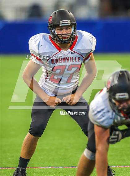 Thumbnail 2 in Franklin County vs Rushville @ Lucas Oil Stadium photogallery.