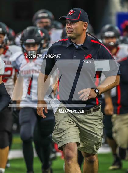 Thumbnail 3 in Franklin County vs Rushville @ Lucas Oil Stadium photogallery.