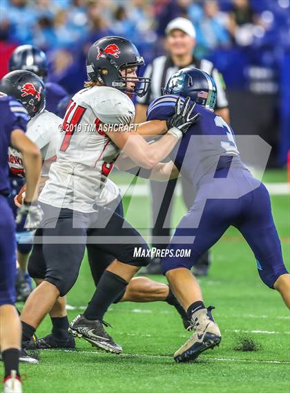 Thumbnail 2 in Franklin County vs Rushville @ Lucas Oil Stadium photogallery.