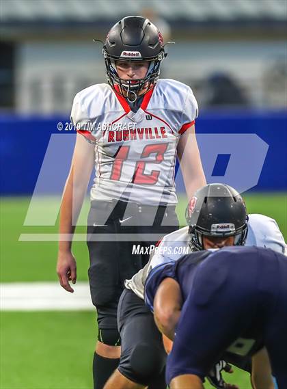 Thumbnail 1 in Franklin County vs Rushville @ Lucas Oil Stadium photogallery.