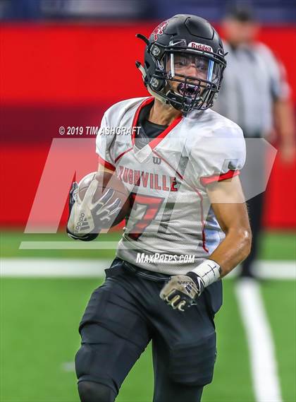 Thumbnail 2 in Franklin County vs Rushville @ Lucas Oil Stadium photogallery.