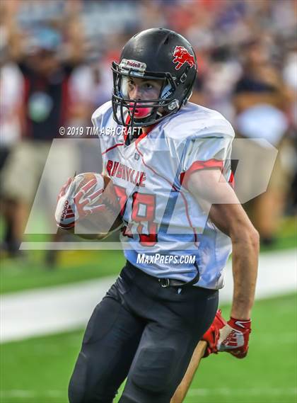 Thumbnail 1 in Franklin County vs Rushville @ Lucas Oil Stadium photogallery.