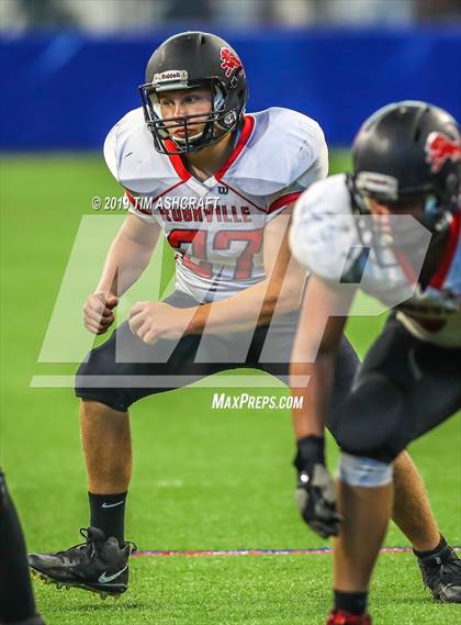 Thumbnail 3 in Franklin County vs Rushville @ Lucas Oil Stadium photogallery.