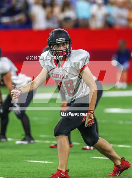 Thumbnail 3 in Franklin County vs Rushville @ Lucas Oil Stadium photogallery.