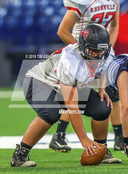 Thumbnail 3 in Franklin County vs Rushville @ Lucas Oil Stadium photogallery.