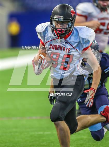 Thumbnail 3 in Franklin County vs Rushville @ Lucas Oil Stadium photogallery.