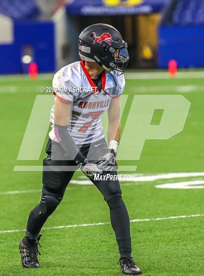 Thumbnail 3 in Franklin County vs Rushville @ Lucas Oil Stadium photogallery.