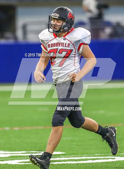 Thumbnail 2 in Franklin County vs Rushville @ Lucas Oil Stadium photogallery.