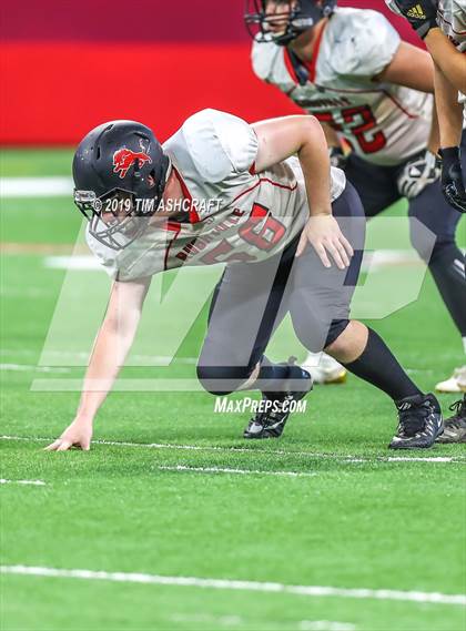 Thumbnail 1 in Franklin County vs Rushville @ Lucas Oil Stadium photogallery.