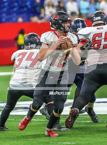 Thumbnail 2 in Franklin County vs Rushville @ Lucas Oil Stadium photogallery.
