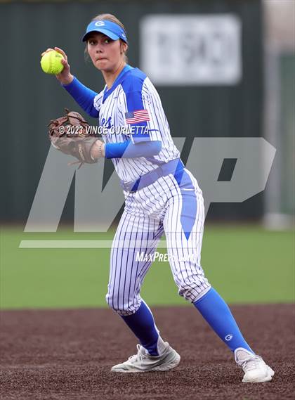 Thumbnail 1 in Smithson Valley vs. Georgetown (Brittany Tuck Memorial Softball Tournament) photogallery.
