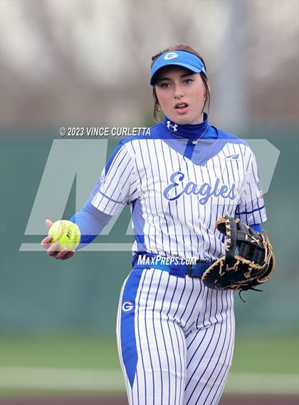 Thumbnail 2 in Smithson Valley vs. Georgetown (Brittany Tuck Memorial Softball Tournament) photogallery.