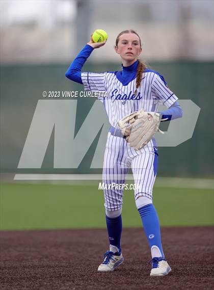 Thumbnail 1 in Smithson Valley vs. Georgetown (Brittany Tuck Memorial Softball Tournament) photogallery.