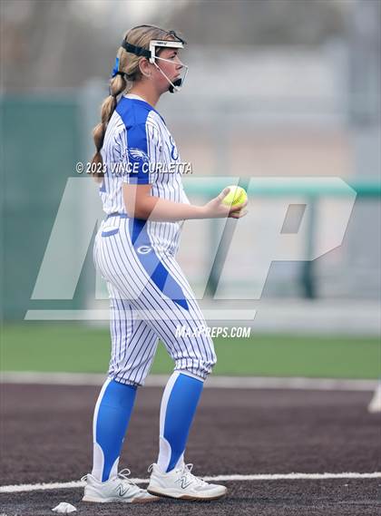 Thumbnail 1 in Smithson Valley vs. Georgetown (Brittany Tuck Memorial Softball Tournament) photogallery.