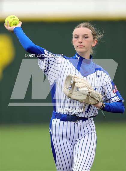 Thumbnail 1 in Smithson Valley vs. Georgetown (Brittany Tuck Memorial Softball Tournament) photogallery.