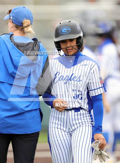 Thumbnail 2 in Smithson Valley vs. Georgetown (Brittany Tuck Memorial Softball Tournament) photogallery.
