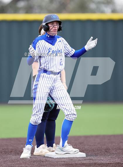 Thumbnail 3 in Smithson Valley vs. Georgetown (Brittany Tuck Memorial Softball Tournament) photogallery.