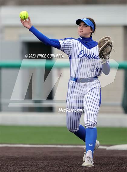 Thumbnail 1 in Smithson Valley vs. Georgetown (Brittany Tuck Memorial Softball Tournament) photogallery.