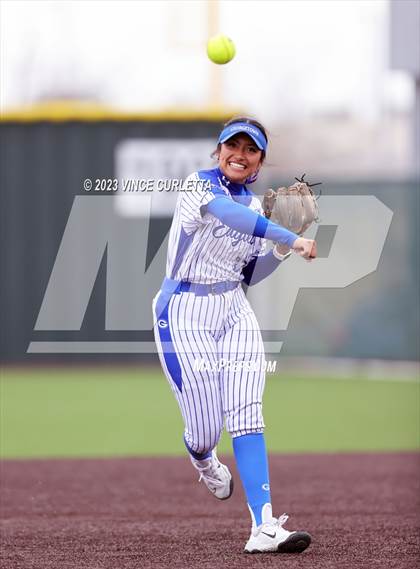 Thumbnail 1 in Smithson Valley vs. Georgetown (Brittany Tuck Memorial Softball Tournament) photogallery.