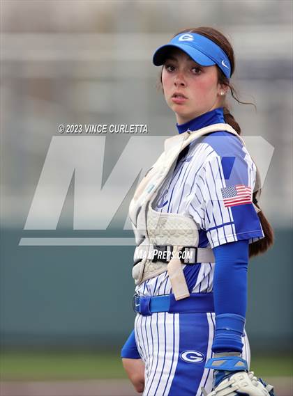 Thumbnail 1 in Smithson Valley vs. Georgetown (Brittany Tuck Memorial Softball Tournament) photogallery.