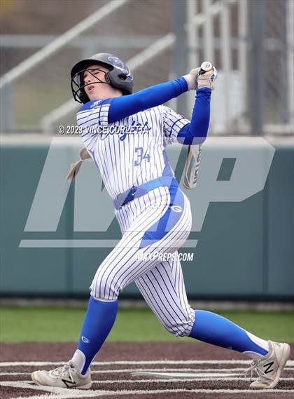 Thumbnail 2 in Smithson Valley vs. Georgetown (Brittany Tuck Memorial Softball Tournament) photogallery.