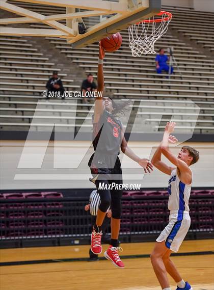 Thumbnail 2 in Plano West vs Stevens [John Paul] (NEISD/NISD Basketball Tournament) photogallery.