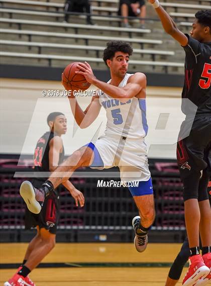 Thumbnail 3 in Plano West vs Stevens [John Paul] (NEISD/NISD Basketball Tournament) photogallery.