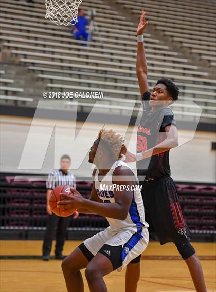 Thumbnail 2 in Plano West vs Stevens [John Paul] (NEISD/NISD Basketball Tournament) photogallery.