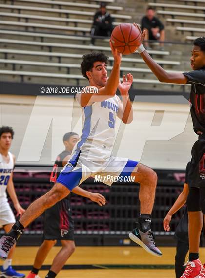 Thumbnail 2 in Plano West vs Stevens [John Paul] (NEISD/NISD Basketball Tournament) photogallery.
