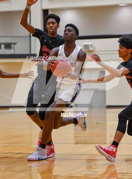 Thumbnail 3 in Plano West vs Stevens [John Paul] (NEISD/NISD Basketball Tournament) photogallery.
