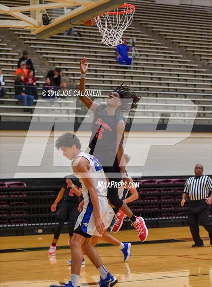 Thumbnail 1 in Plano West vs Stevens [John Paul] (NEISD/NISD Basketball Tournament) photogallery.